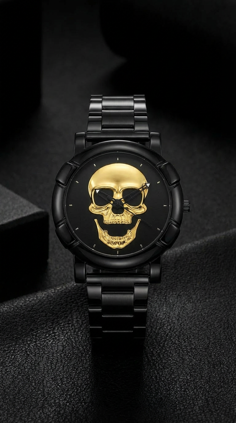 SKULL FACE BLACK