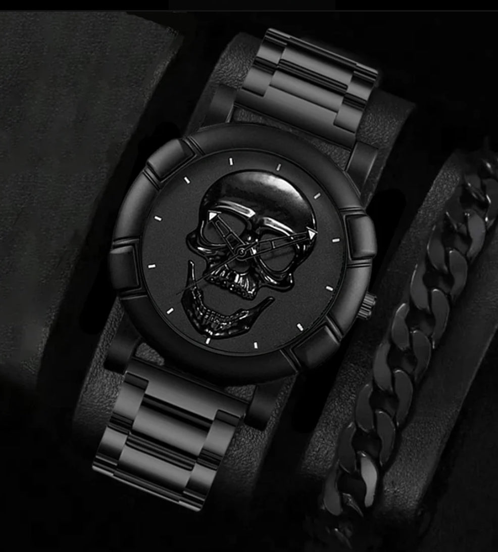 SKULL FACE BLACK