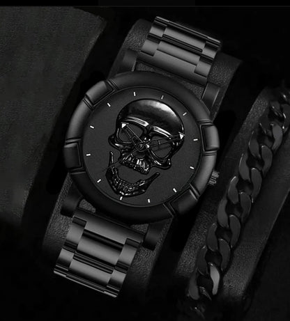 SKULL FACE BLACK